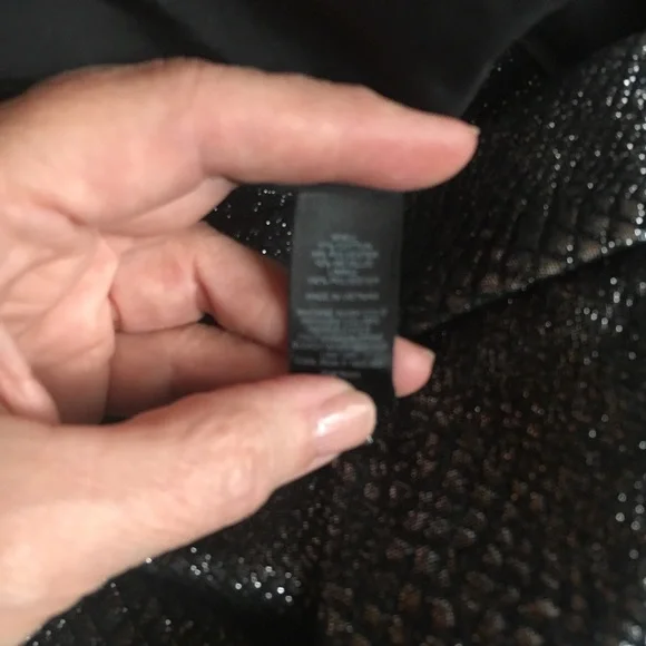 Express Black Metallic Women Shorts - Picture 8 of 8